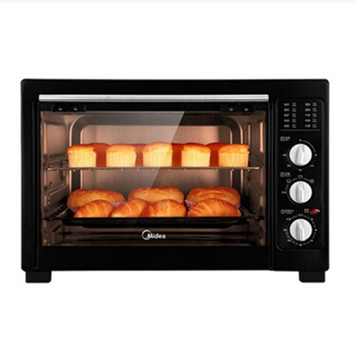 美的（Midea）MG38CB-AA 38L 家用容量多功能电烤箱经典款式经济实惠,多功能家用38L大容量电烤箱！四层烧烤位！120分钟定时！